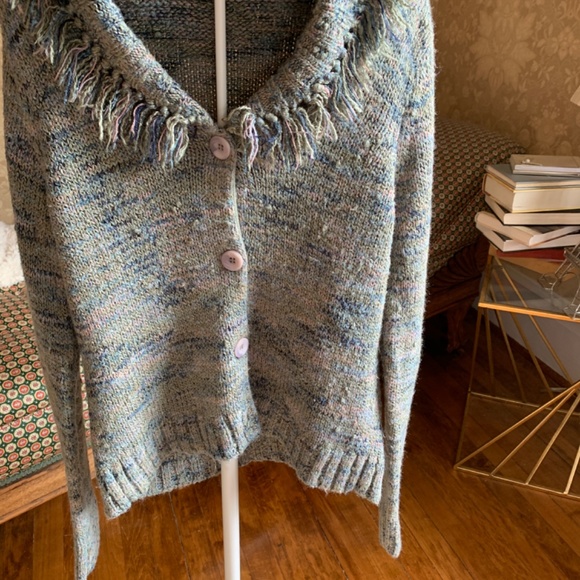 Kate Hill petite wool blend shawl collar‎ cardigan. Worn a couple of times - Picture 5 of 5